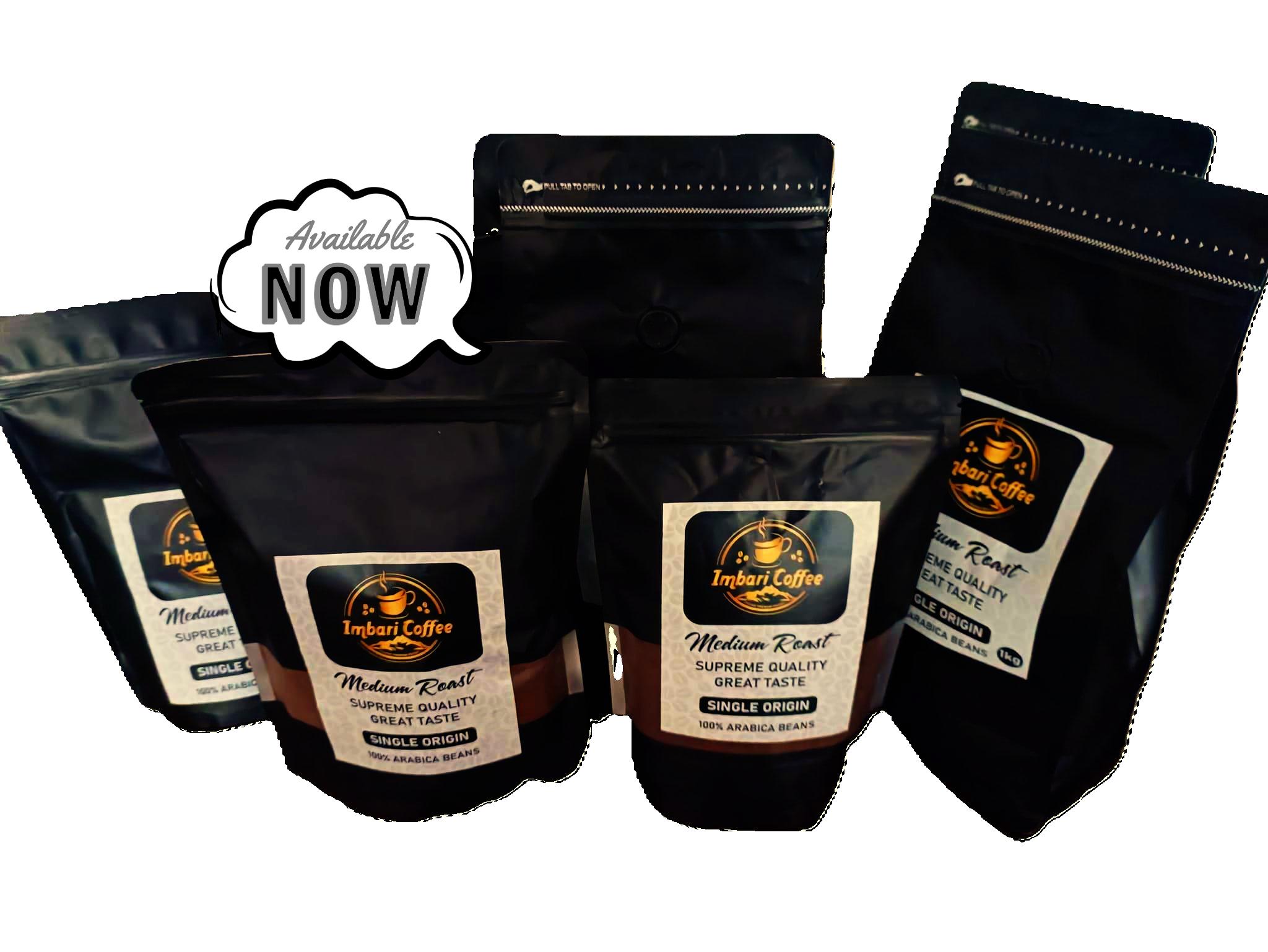 Imbari Coffee packaged instant & roasted